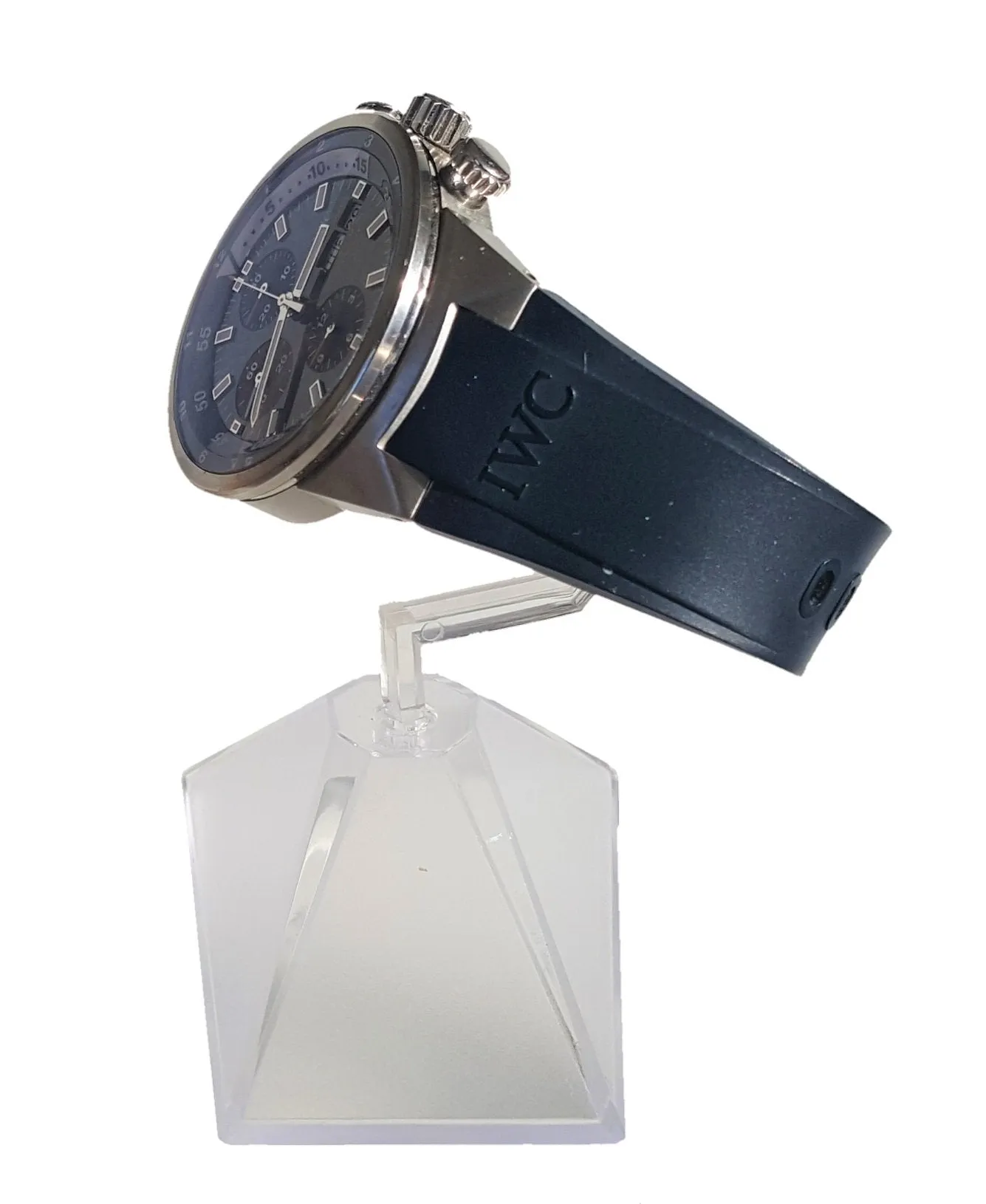 10-Pack Single Clear Acrylic Watch Display Stand Holder  Plastic Watch Holder with Stand (3.5" H / 4.5"H) 10