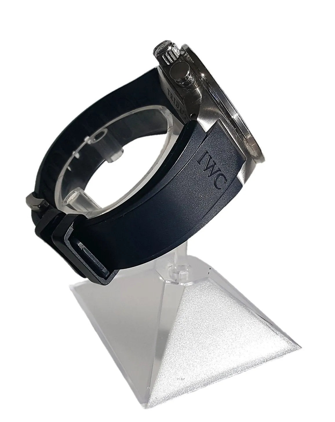 10-Pack Single Clear Acrylic Watch Display Stand Holder  Plastic Watch Holder with Stand (3.5" H / 4.5"H) 10