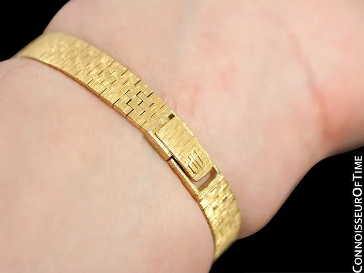 1950's Audemars Piguet Rare Vintage Ladies Backwind Watch - 18K Gold & Diamonds