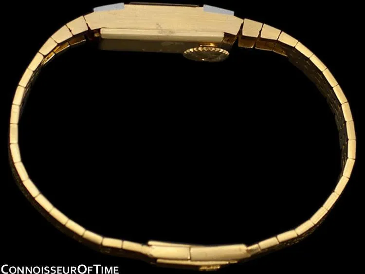 1950's Audemars Piguet Rare Vintage Ladies Backwind Watch - 18K Gold & Diamonds