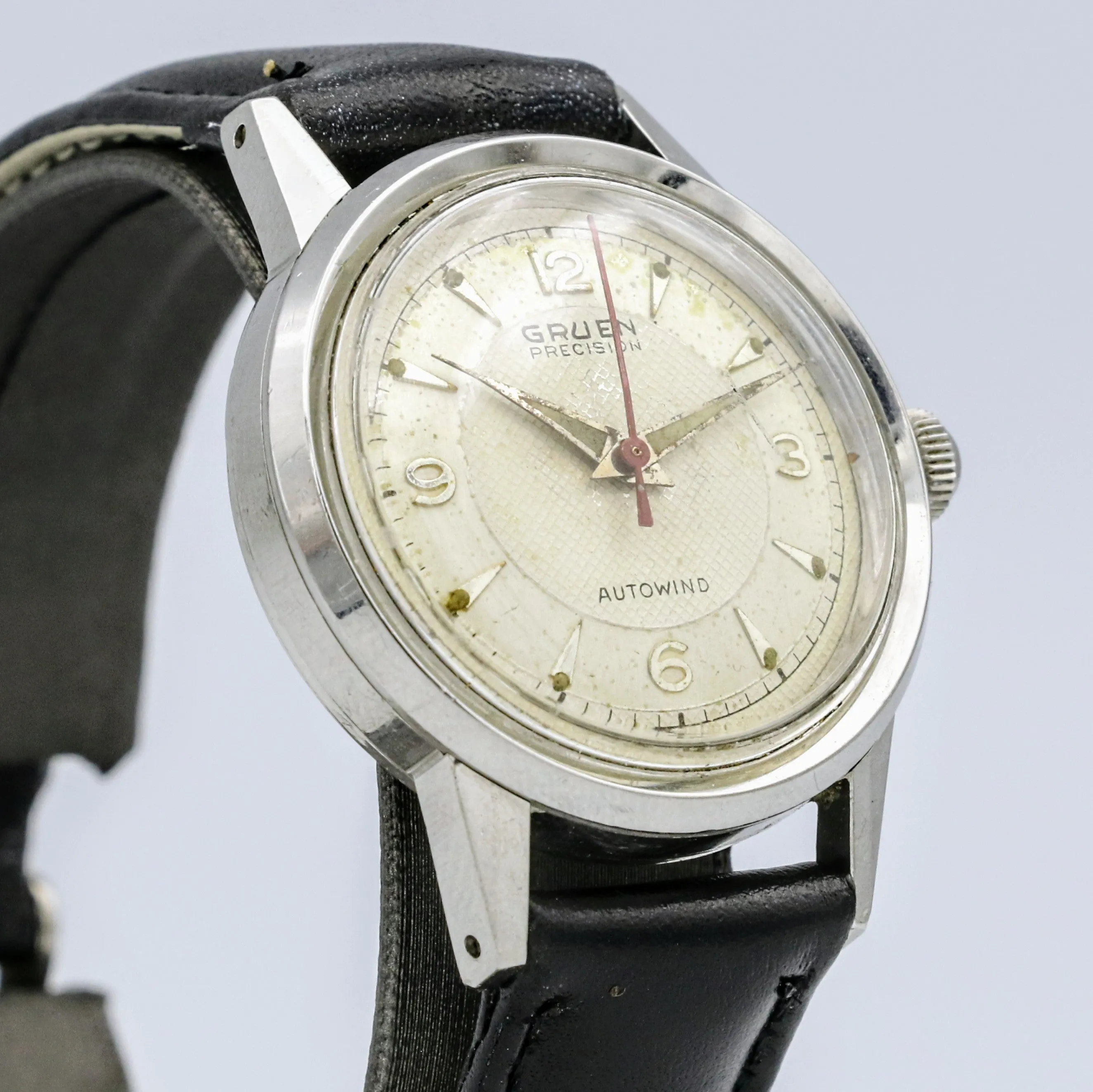 1954 GRUEN Precision Autowind Wristwatch Bumper Swiss Caliber 462ss 17J Watch