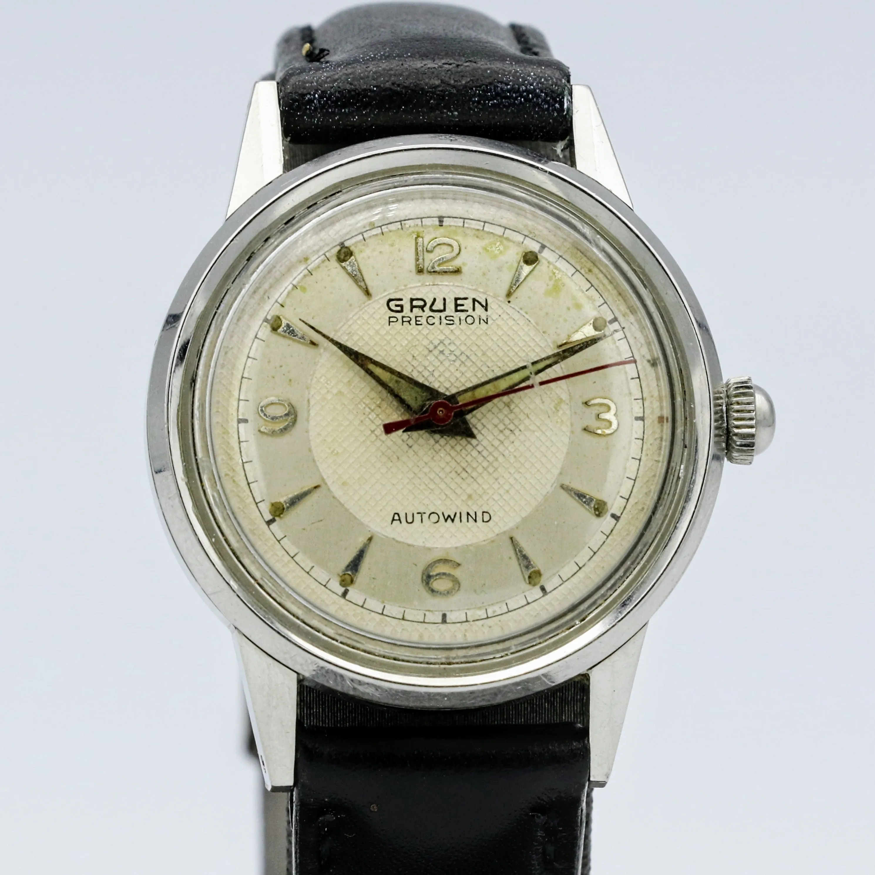 1954 GRUEN Precision Autowind Wristwatch Bumper Swiss Caliber 462ss 17J Watch