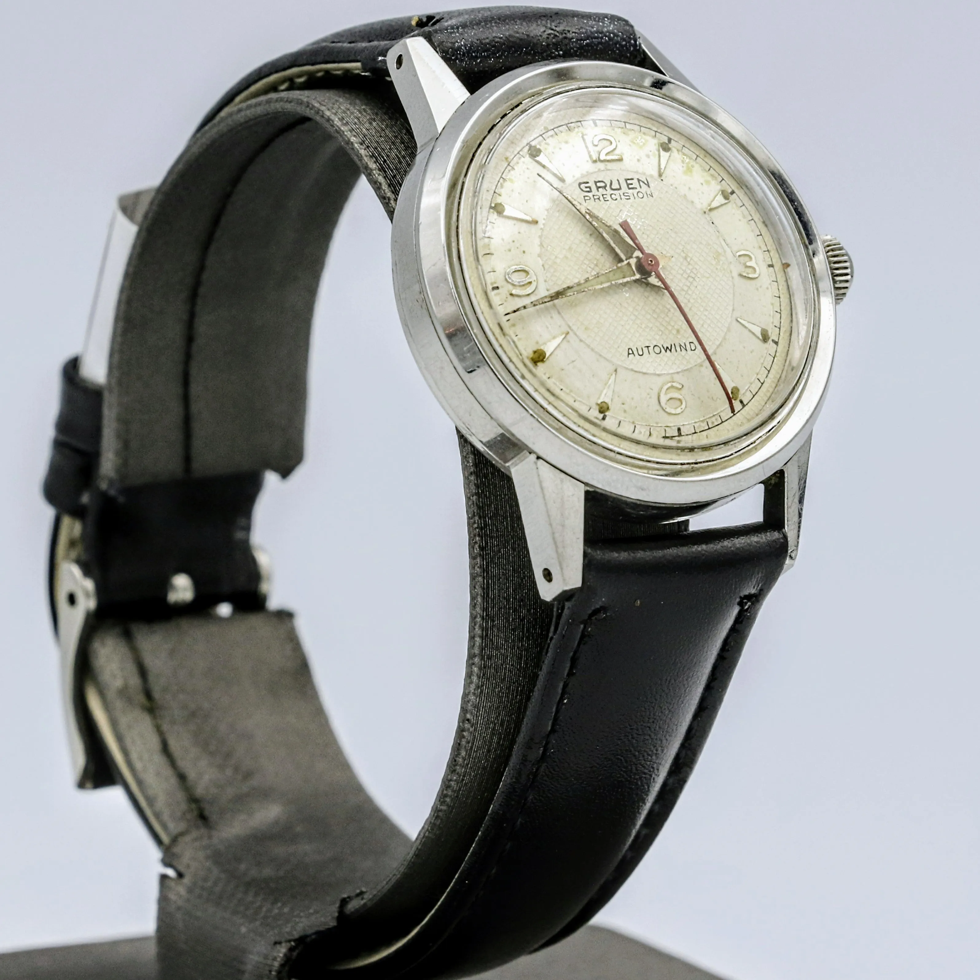 1954 GRUEN Precision Autowind Wristwatch Bumper Swiss Caliber 462ss 17J Watch