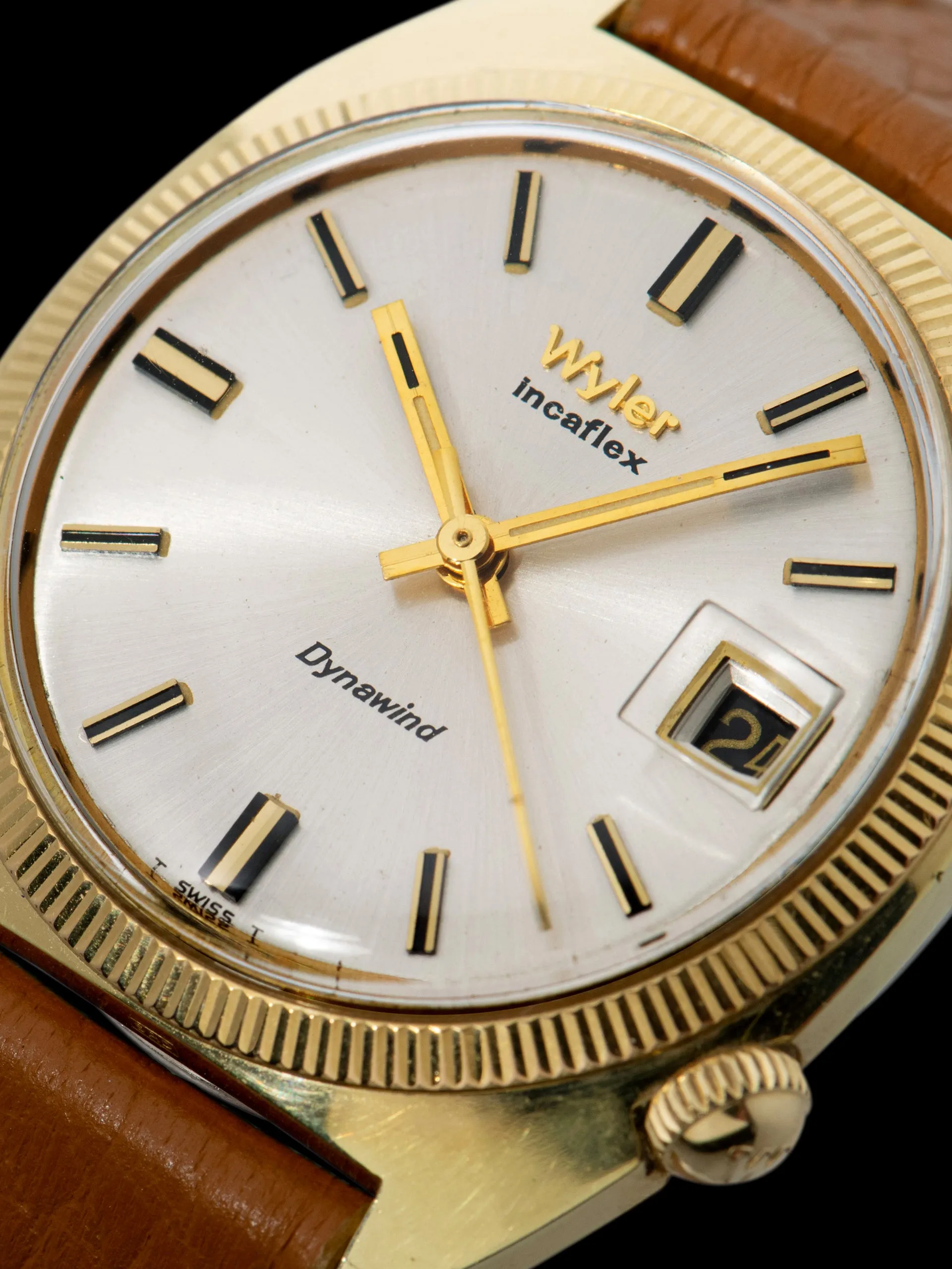 1970s Wyler Lifeguard Dynawind (Ref. 3401/M-1162) "Gold Plated"