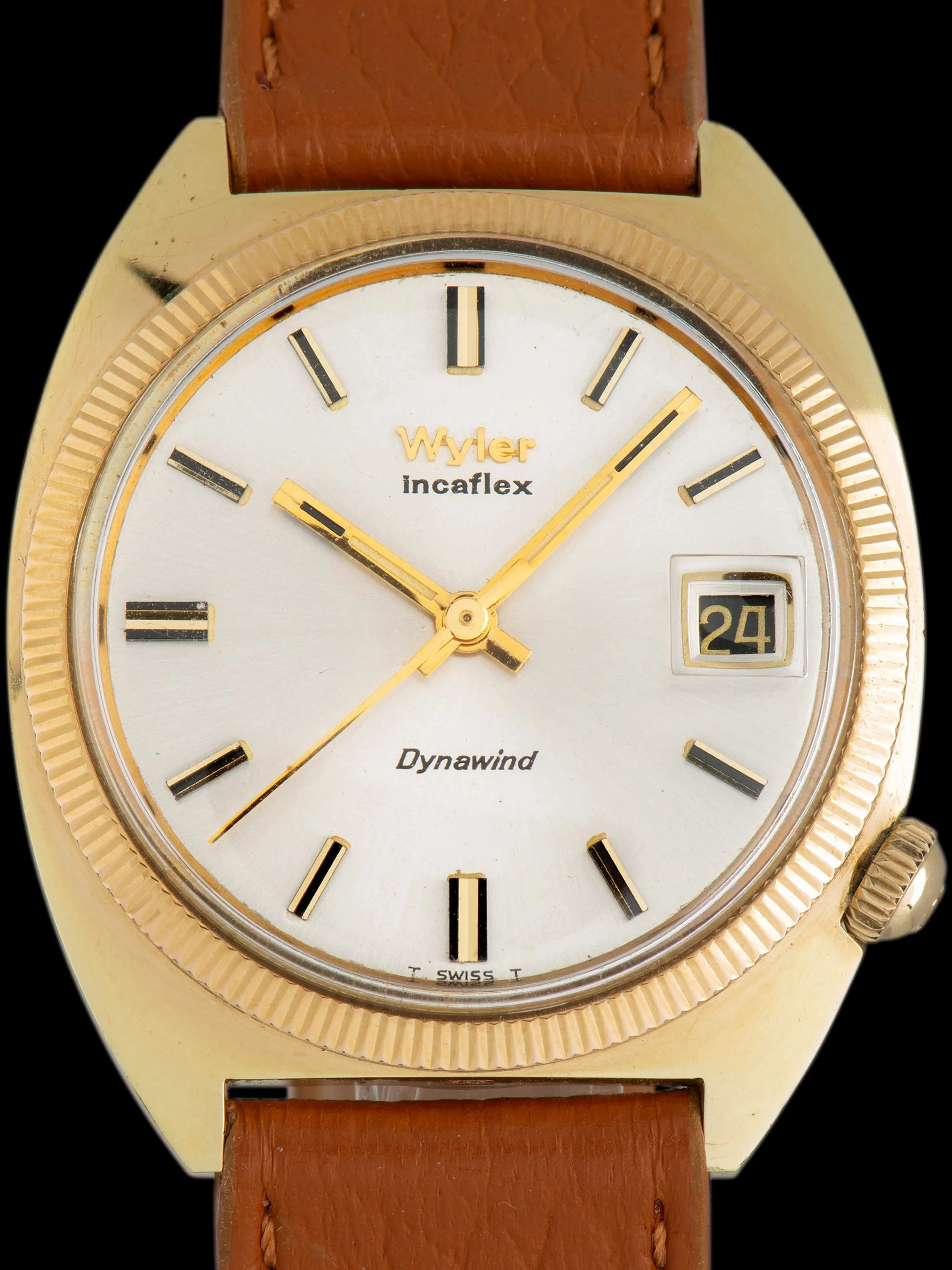 1970s Wyler Lifeguard Dynawind (Ref. 3401/M-1162) "Gold Plated"