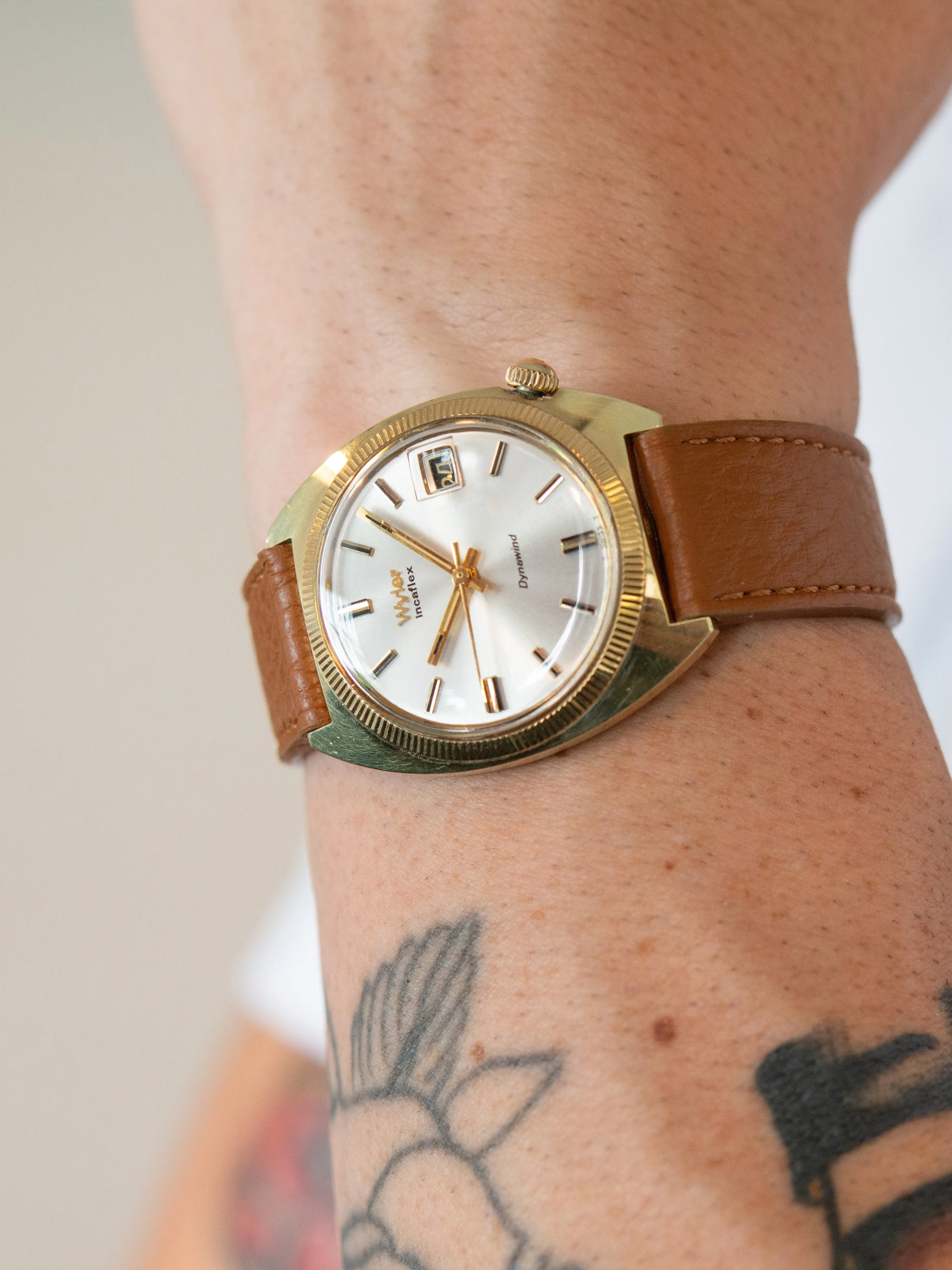 1970s Wyler Lifeguard Dynawind (Ref. 3401/M-1162) "Gold Plated"