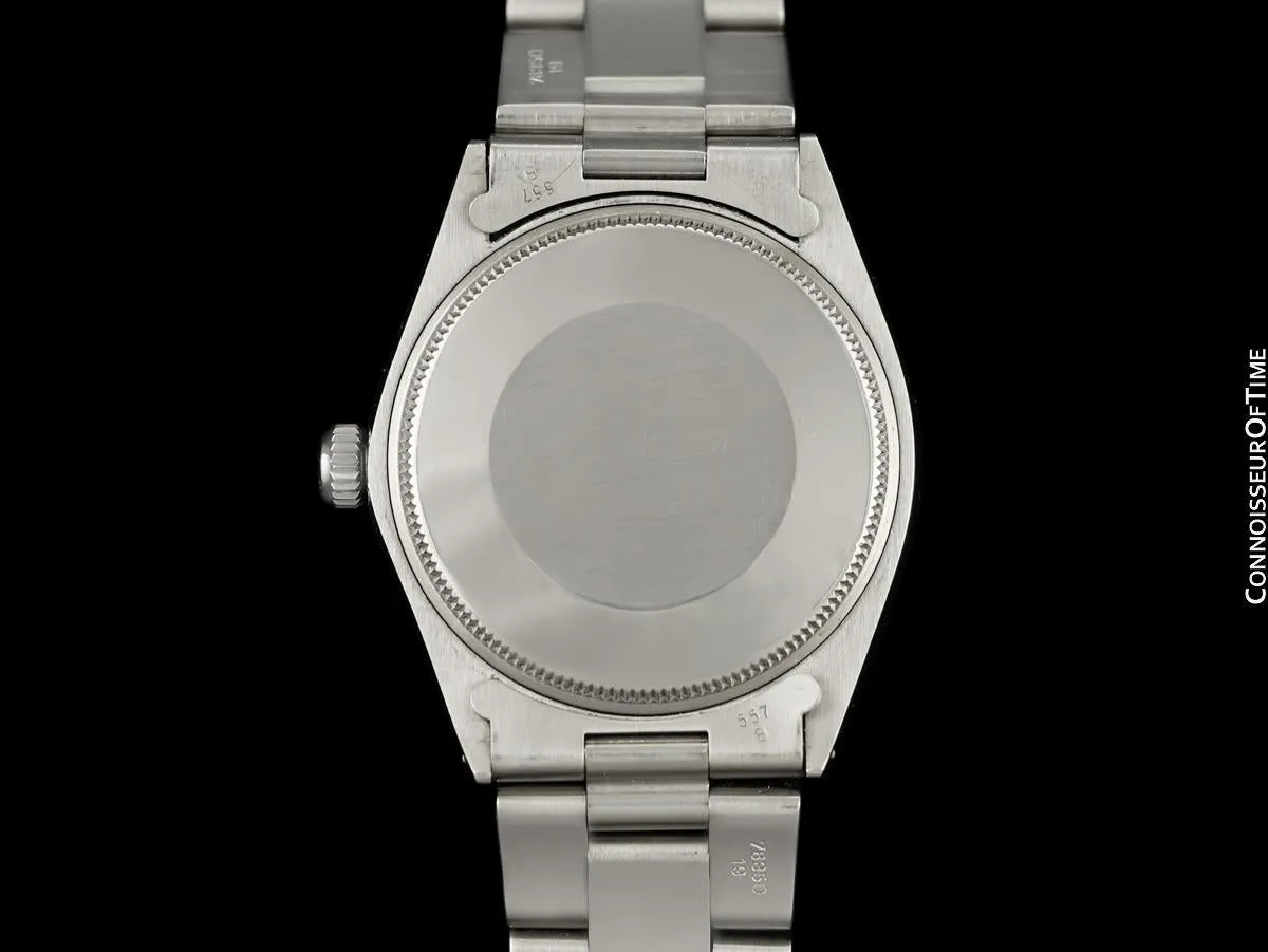 1974 Rolex Oyster Perpetual Explorer Tribute Ref. 5500 Classic Vintage Mens Watch - Stainless Steel