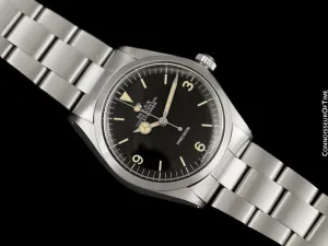 1974 Rolex Oyster Perpetual Explorer Tribute Ref. 5500 Classic Vintage Mens Watch - Stainless Steel