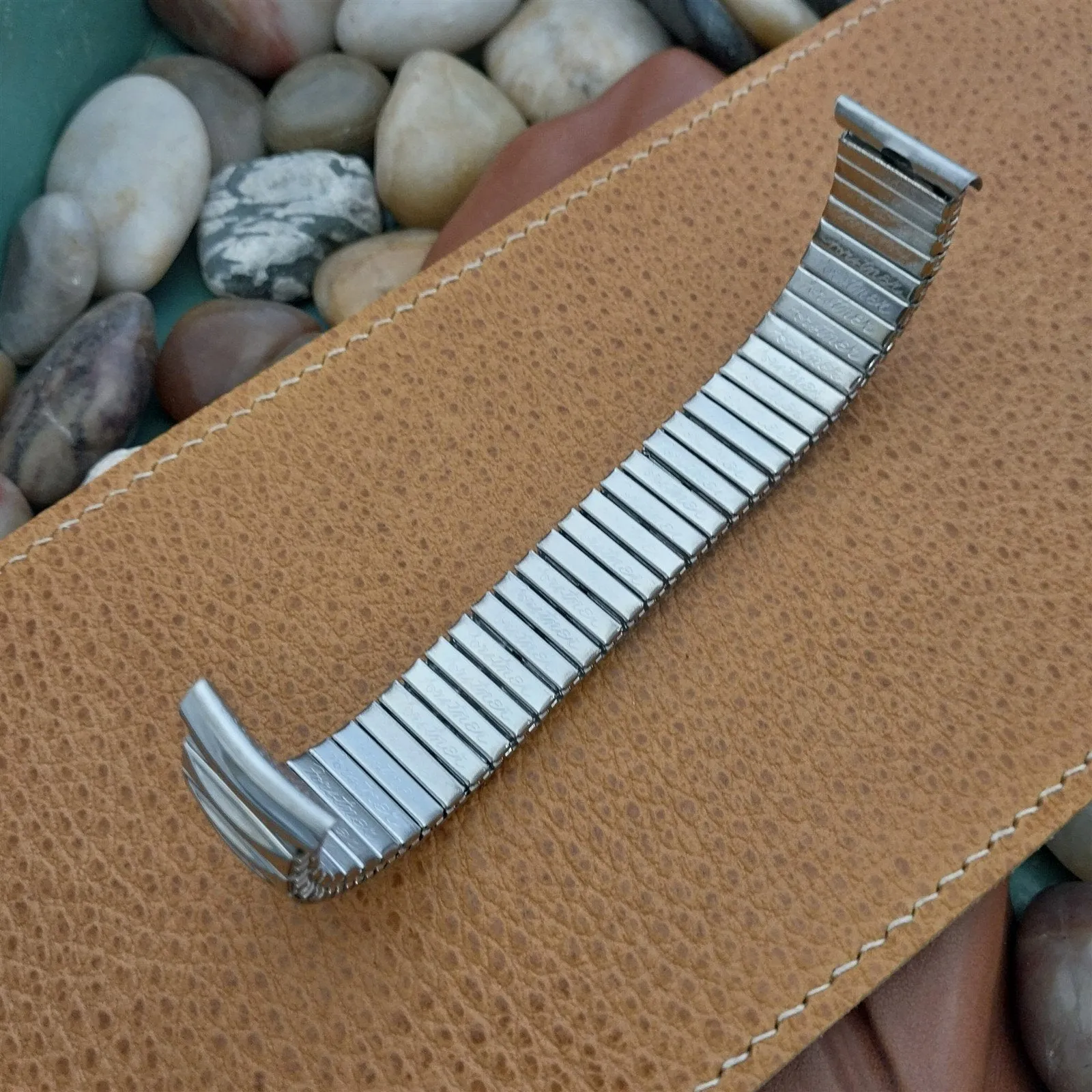19mm 18mm 16mm Forstner Stainless Steel Stretch Unused 1950s Vintage Watch Band