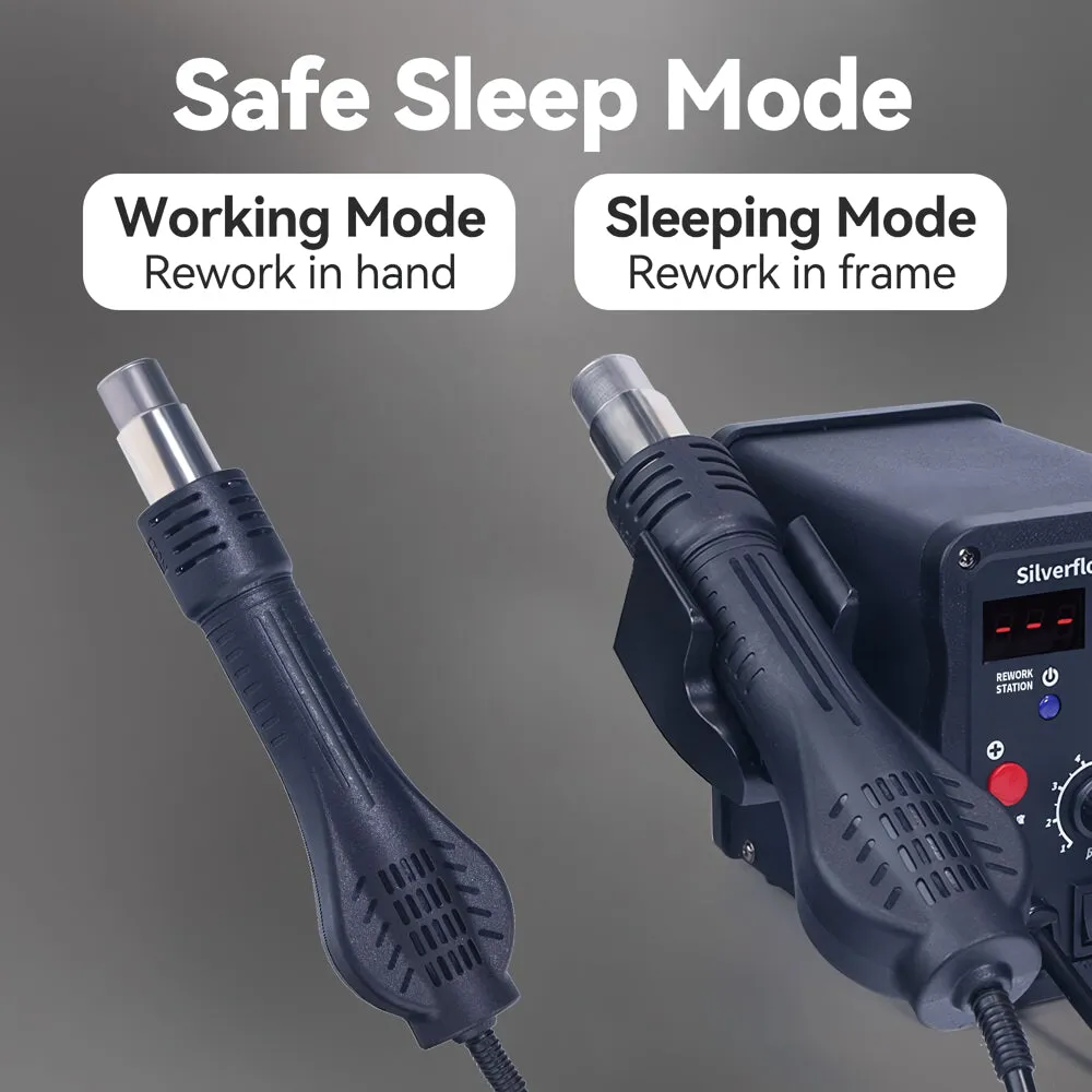 2-in-1 Precision Hot Air Gun & Soldering Station