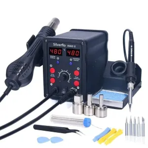 2-in-1 Precision Hot Air Gun & Soldering Station