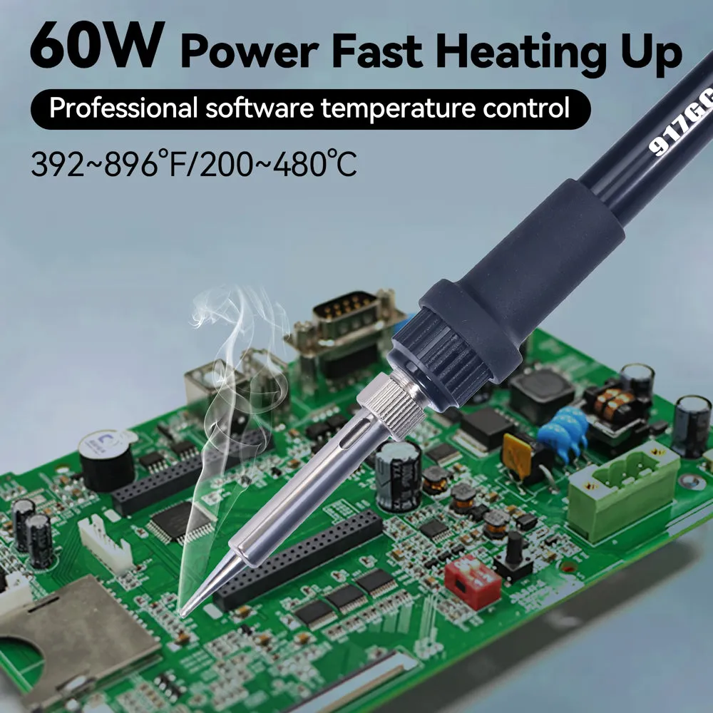 2-in-1 Precision Hot Air Gun & Soldering Station
