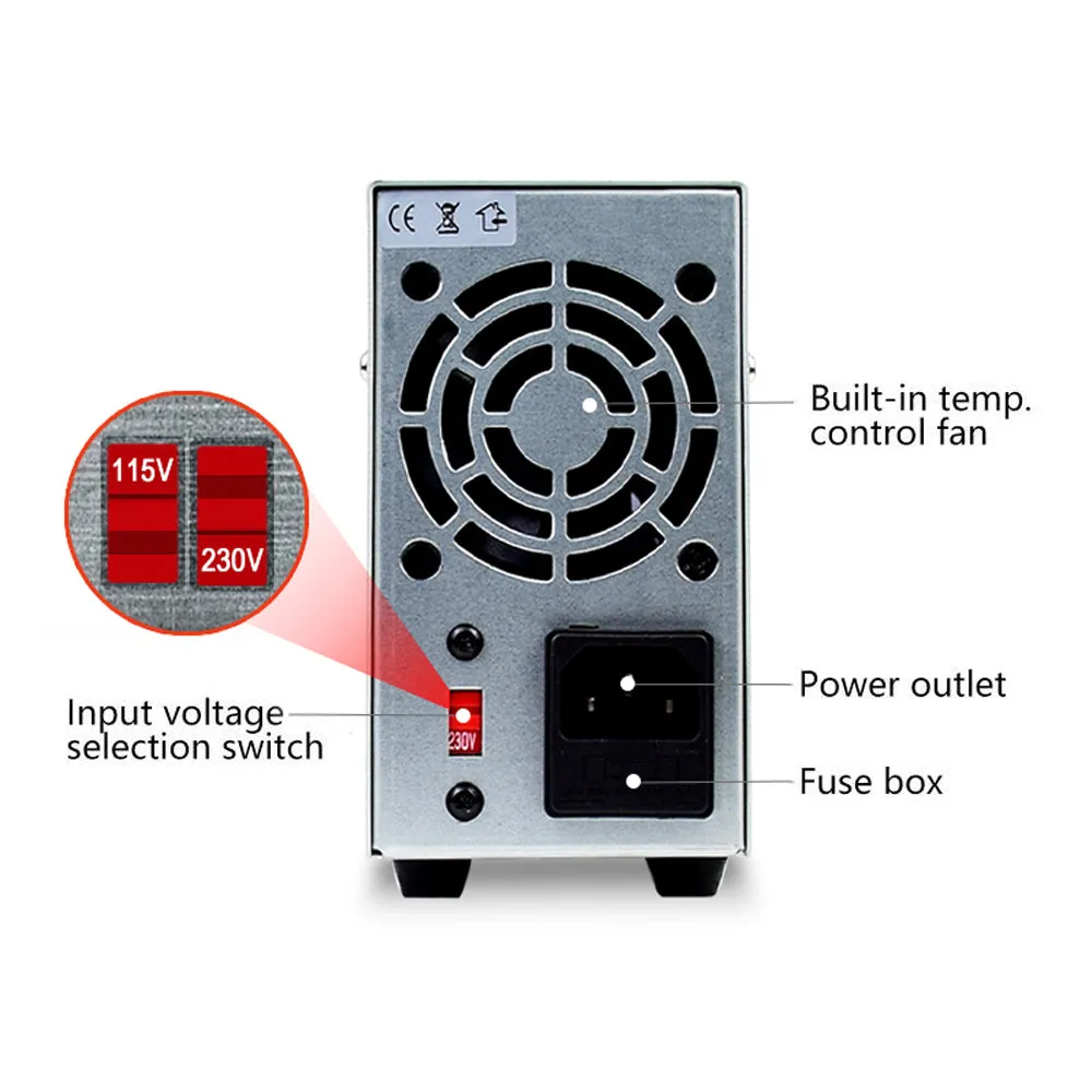 30V 6A DC Bench Power Supply | Precision Variable | 4 Digital Adjustable Lab Test | AU
