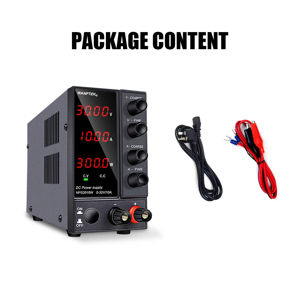 30V 6A DC Bench Power Supply | Precision Variable | 4 Digital Adjustable Lab Test | AU