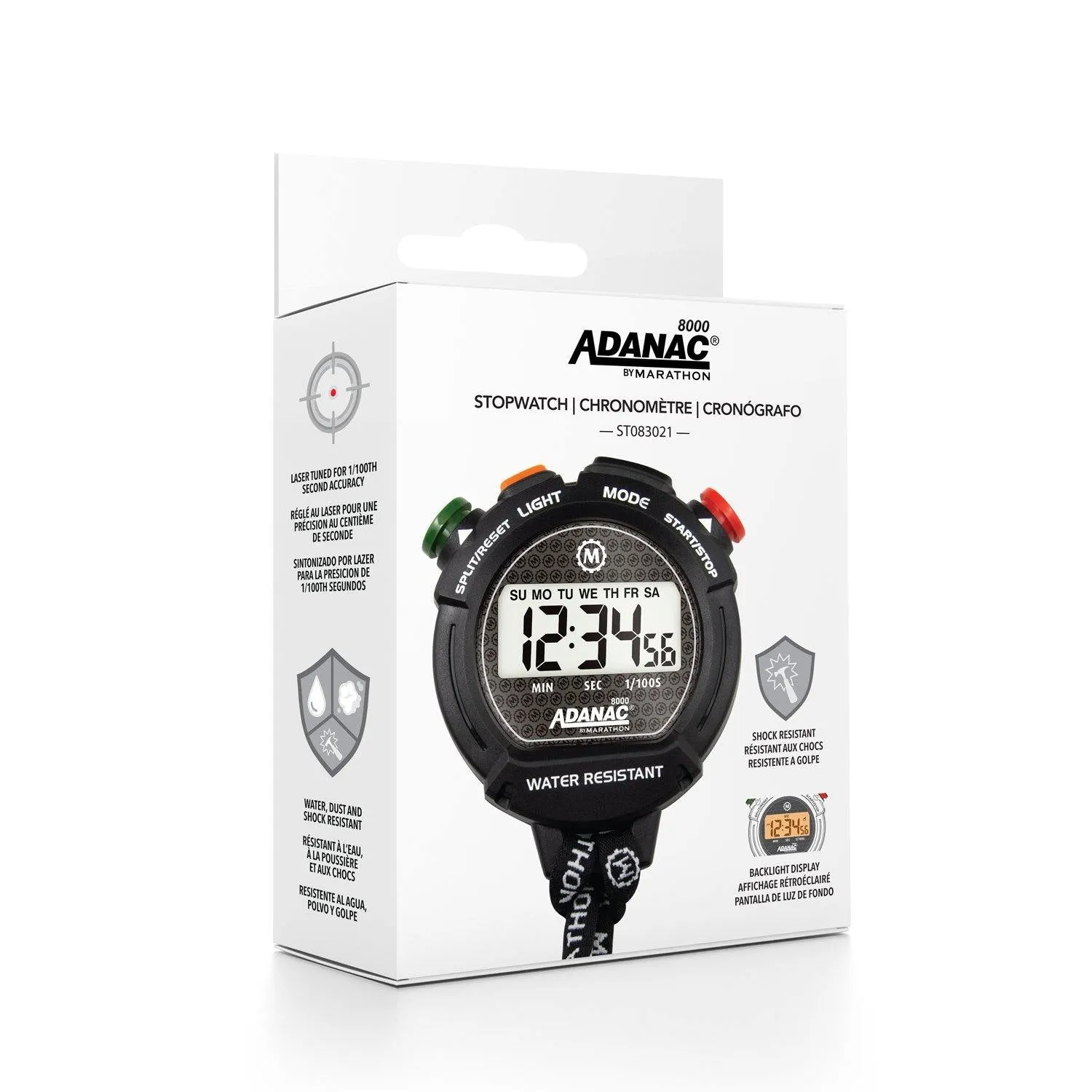 ADANAC 8000 PROFESSIONAL STOPWATCH TIMER
