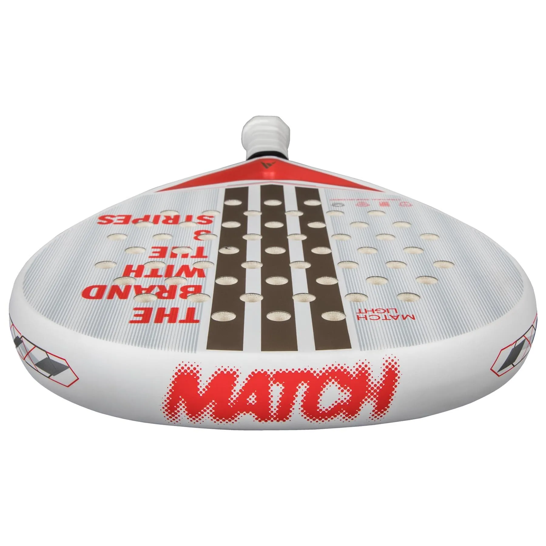 ADIDAS Match Light 3.4 Padel Racket - Clear / Red