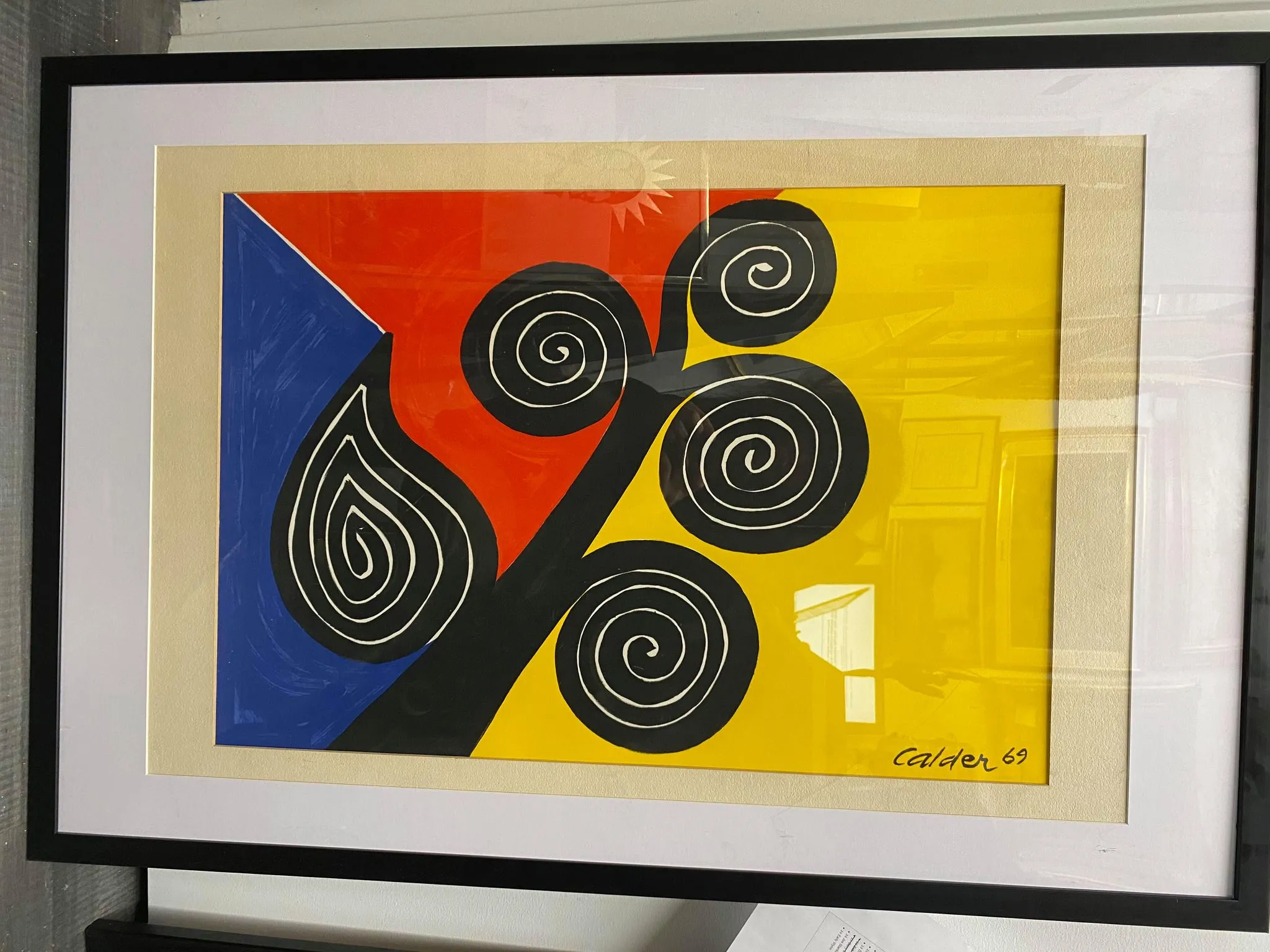 Alexander Calder "Autumn Harvest" Signed 1969 Color Lithograph -$10K APR W/CoA!