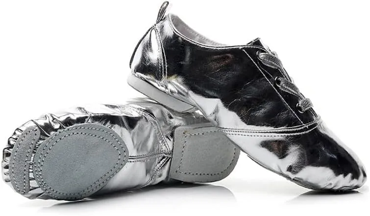 AOQUNFS Women's Jazz Dance Shoes Split Sole Practice Dance Shoes for Girls,Model TJ-JS