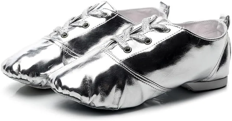 AOQUNFS Women's Jazz Dance Shoes Split Sole Practice Dance Shoes for Girls,Model TJ-JS