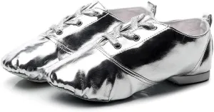 AOQUNFS Women's Jazz Dance Shoes Split Sole Practice Dance Shoes for Girls,Model TJ-JS