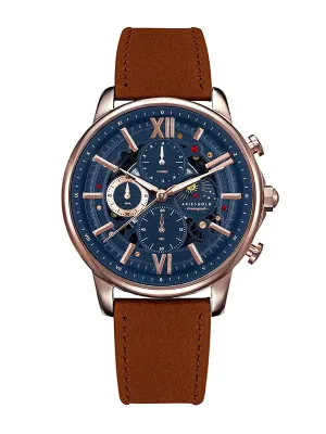 Aries Gold Belfast Moon Leather G 7013 RG-BURG Watch