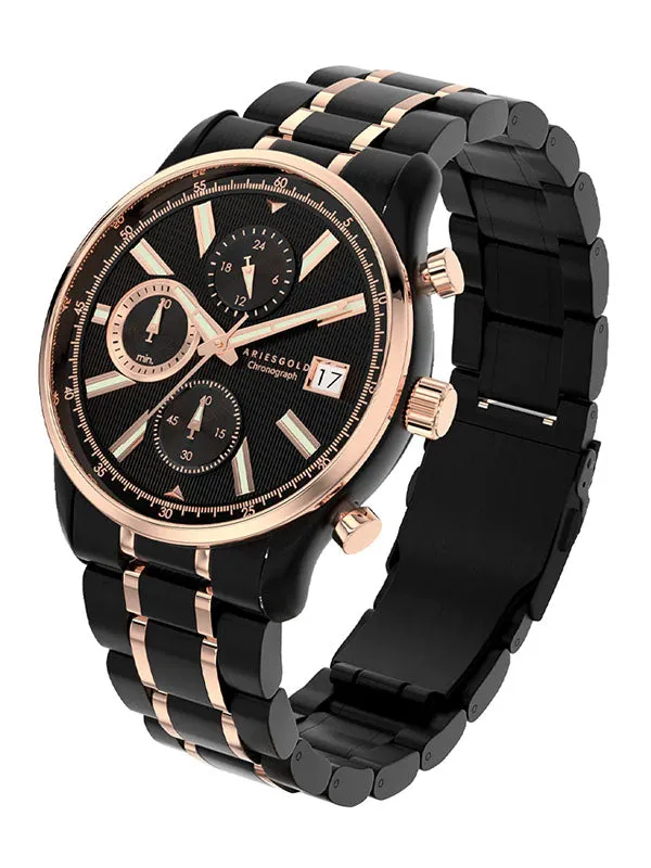 Aries Gold Champion 7020 G 020 BKRG-BKRG Watch