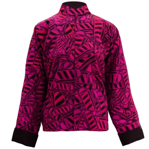 【BARBER TWIRL】100% Silk Mini Tang Jacket (香港經典) (轉轉燈)