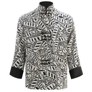 【BARBER TWIRL】100% Silk Tang Jacket (香港經典) (轉轉燈)