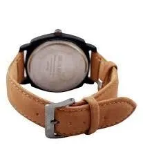 Blue Diamond Analogue Black Dial Men's Watch - 2565953