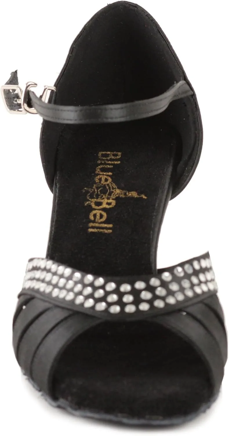 BlueBell Shoes Handmade Women's Ballroom Salsa Wedding Competition Dance Shoes The Maria 2.5" Heel