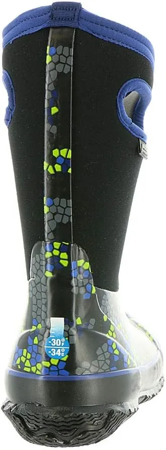 Bogs Kids Classic Flower Stripes Winter Snow Boot