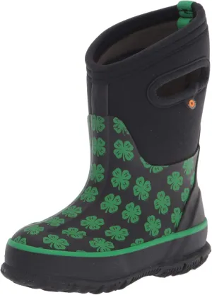 Bogs Kids Classic Flower Stripes Winter Snow Boot