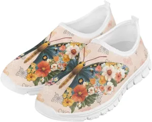Boys Girls Soft Slip On Loafers Lightweight Casual Walking Shoes Non Slip Athletic Sneaker for Little Big Kids White Sole Size 11-15