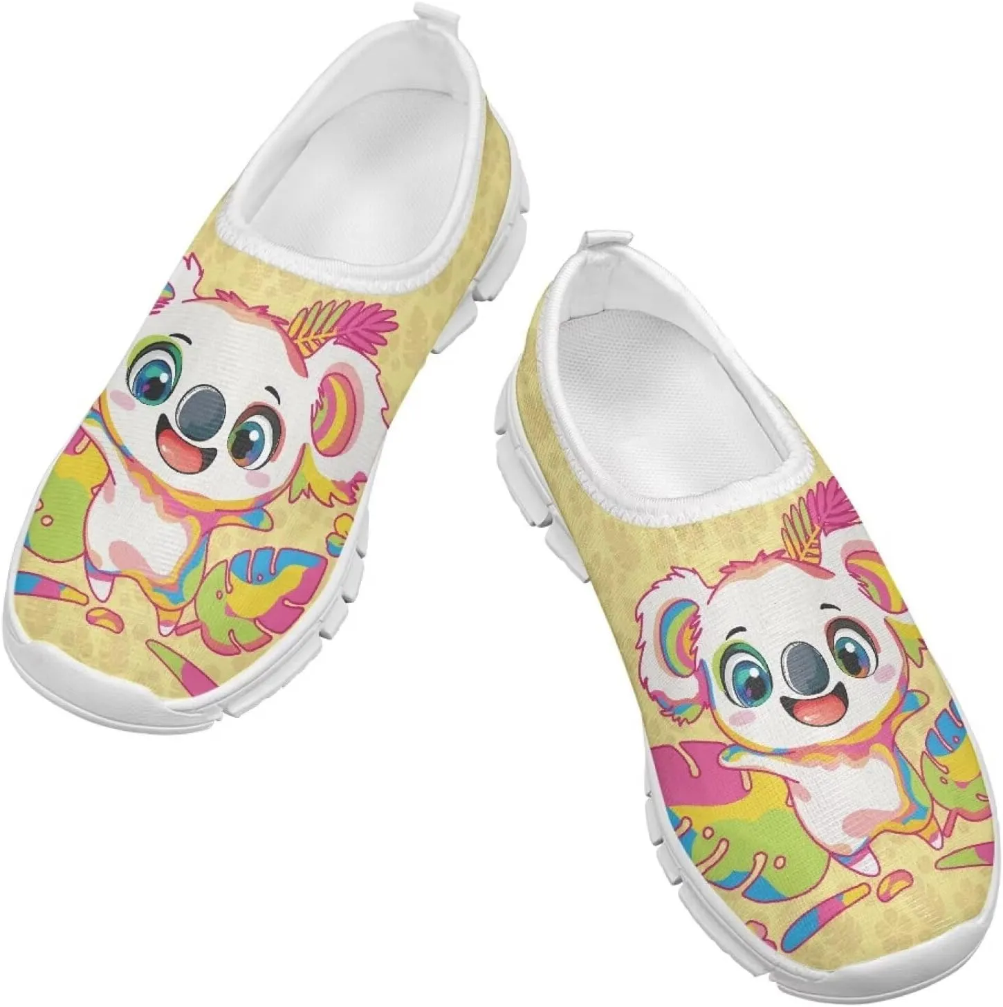 Boys Girls Soft Slip On Loafers Lightweight Casual Walking Shoes Non Slip Athletic Sneaker for Little Big Kids White Sole Size 11-15