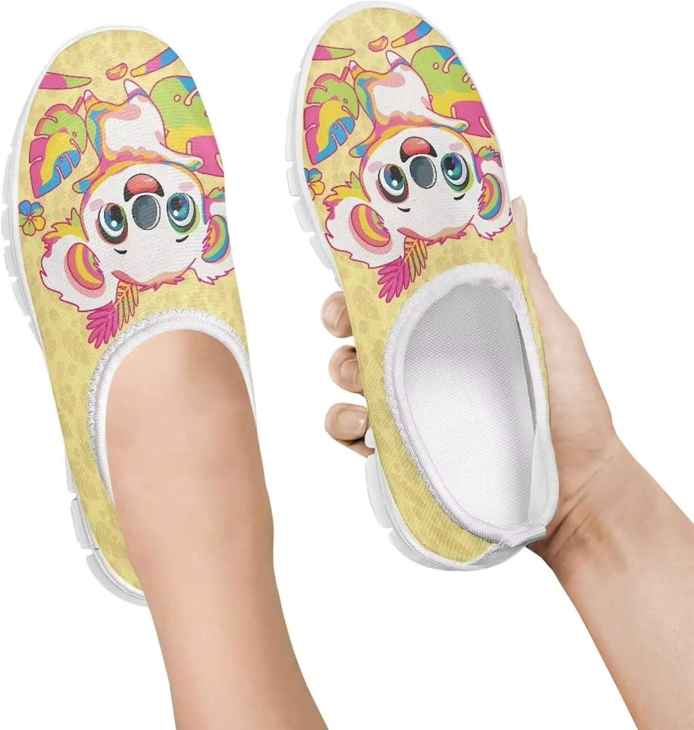 Boys Girls Soft Slip On Loafers Lightweight Casual Walking Shoes Non Slip Athletic Sneaker for Little Big Kids White Sole Size 11-15