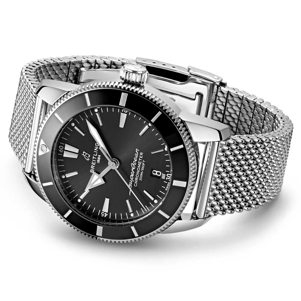 Breitling Superocean Heritage B20 44mm Black Dial Automatic Gents Watch AB2030121B1A1