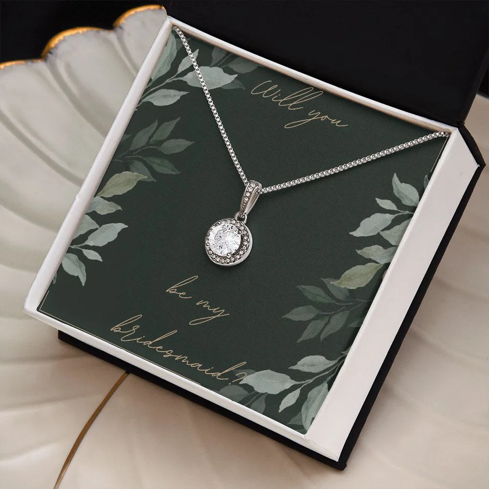 Bridesmaid Gifts Necklace Will you be my Bridesmaid Jewelry Gift