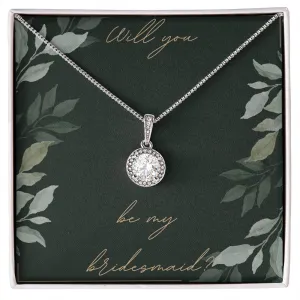 Bridesmaid Gifts Necklace Will you be my Bridesmaid Jewelry Gift