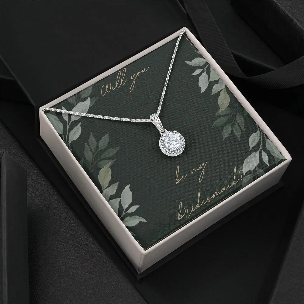 Bridesmaid Gifts Necklace Will you be my Bridesmaid Jewelry Gift