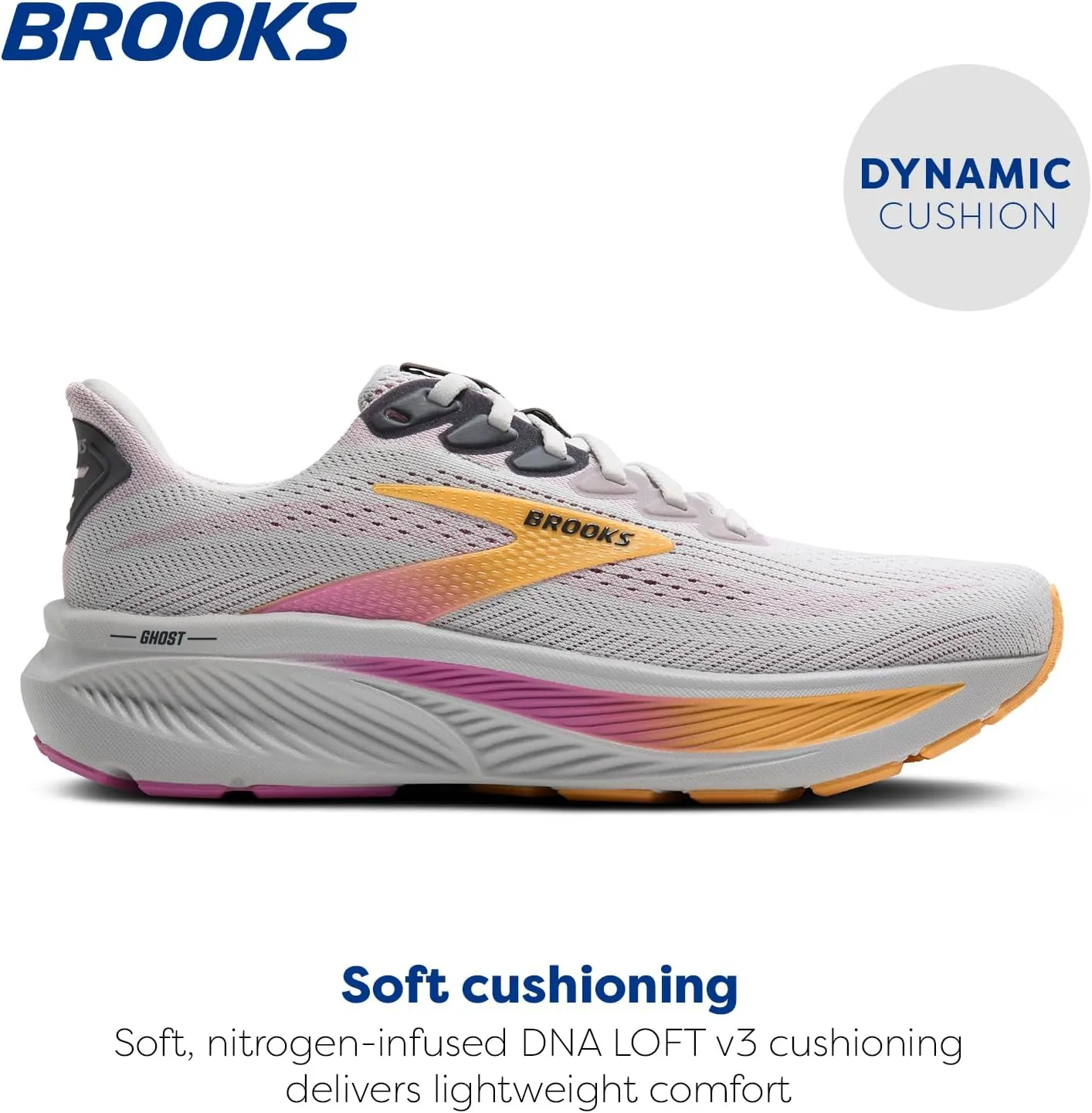 Brooks Womens Ghost 17 Neutral Running Shoe