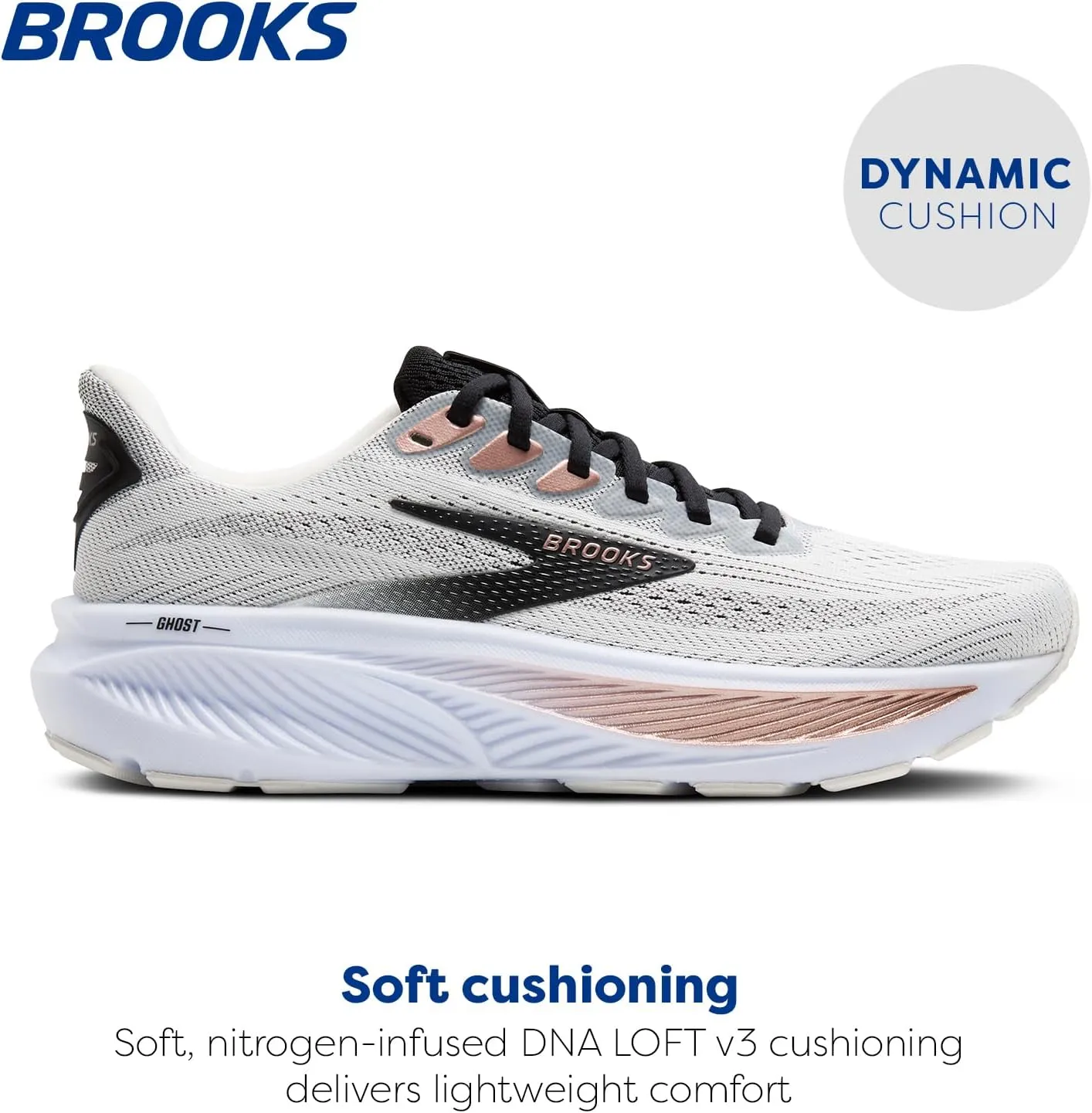 Brooks Womens Ghost 17 Neutral Running Shoe