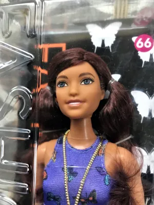 BUTTERFLY-DRESS BARBIE DOLL/"FASHIONISTAS" BARBIE