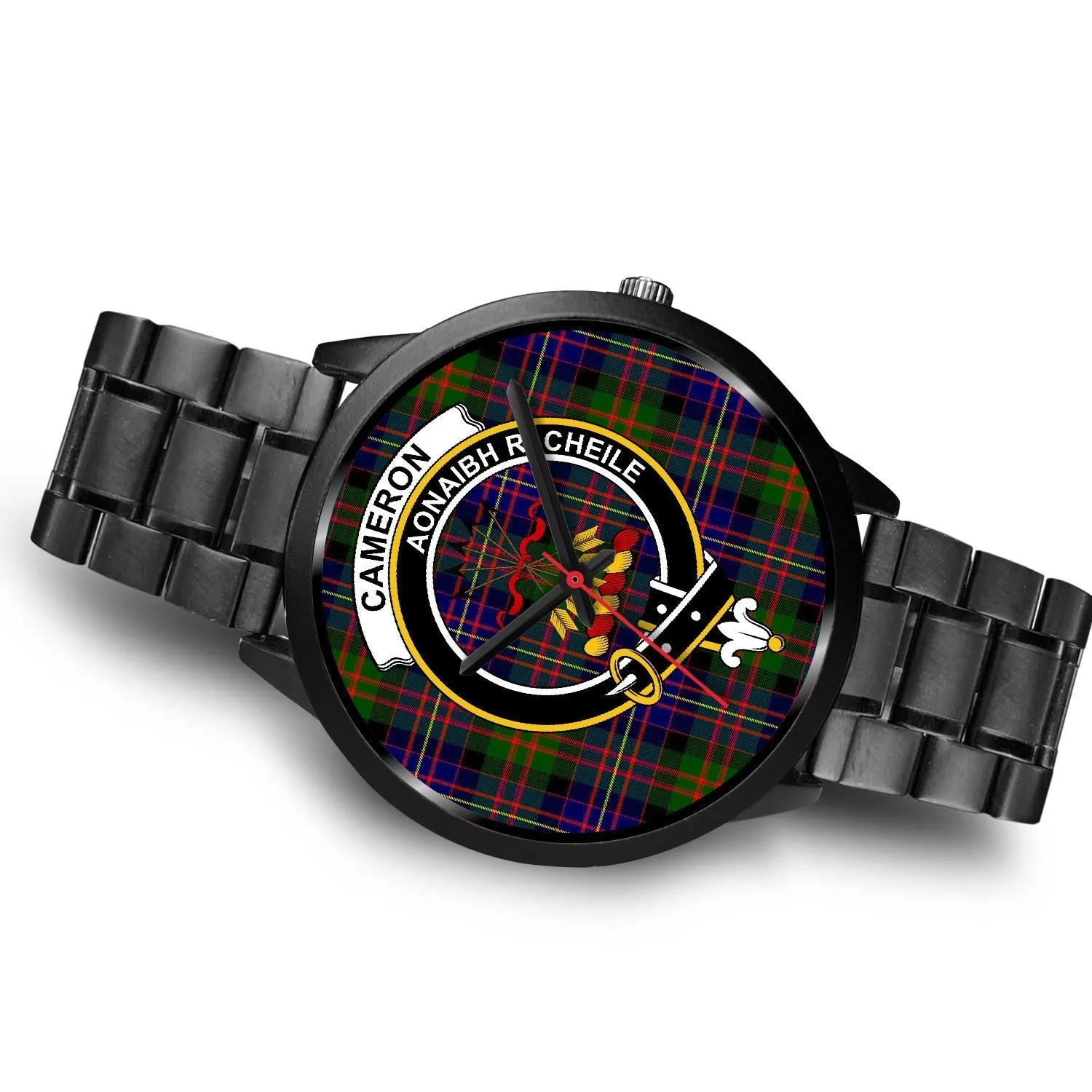 Cameron Clan Badge Tartan Black Watch