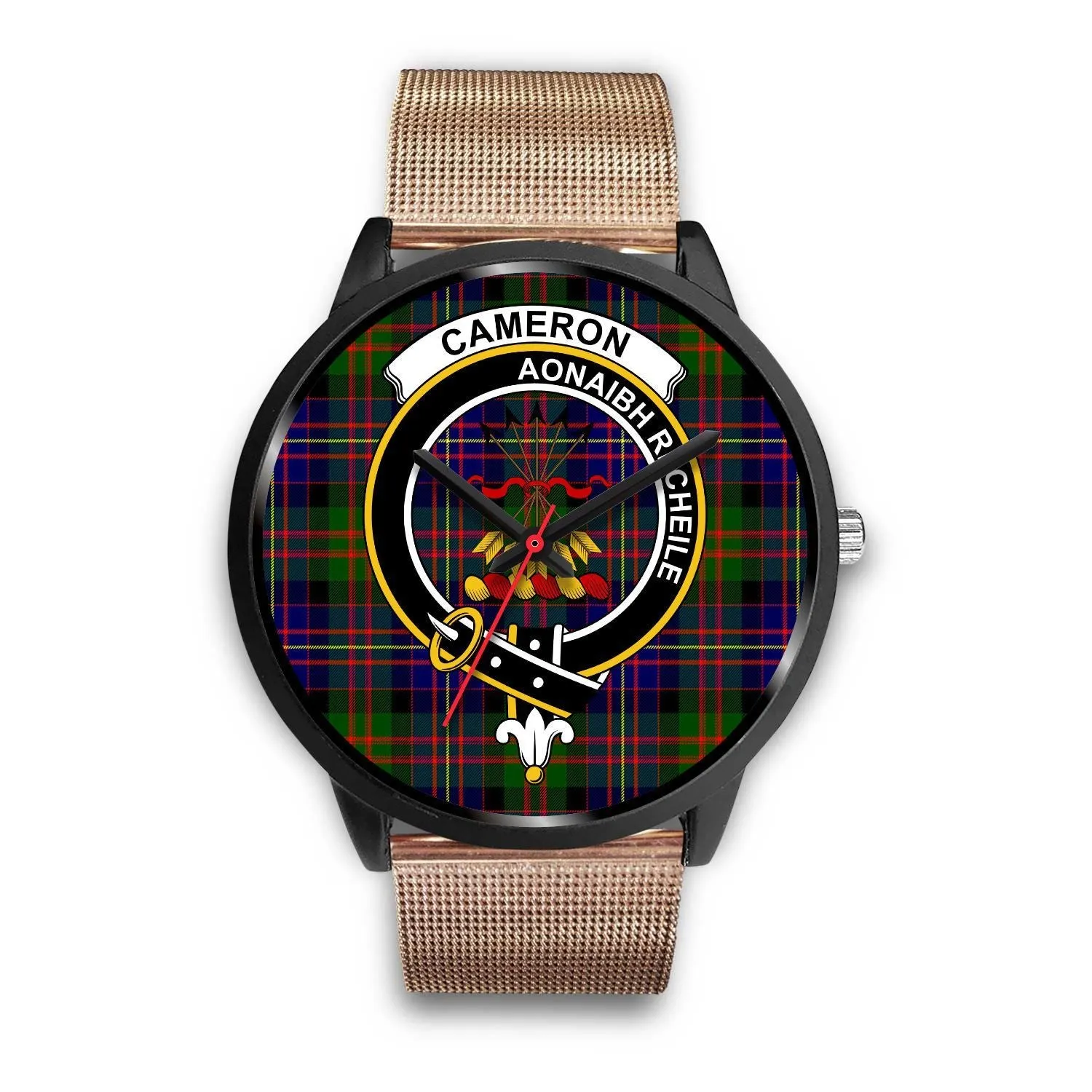 Cameron Clan Badge Tartan Black Watch