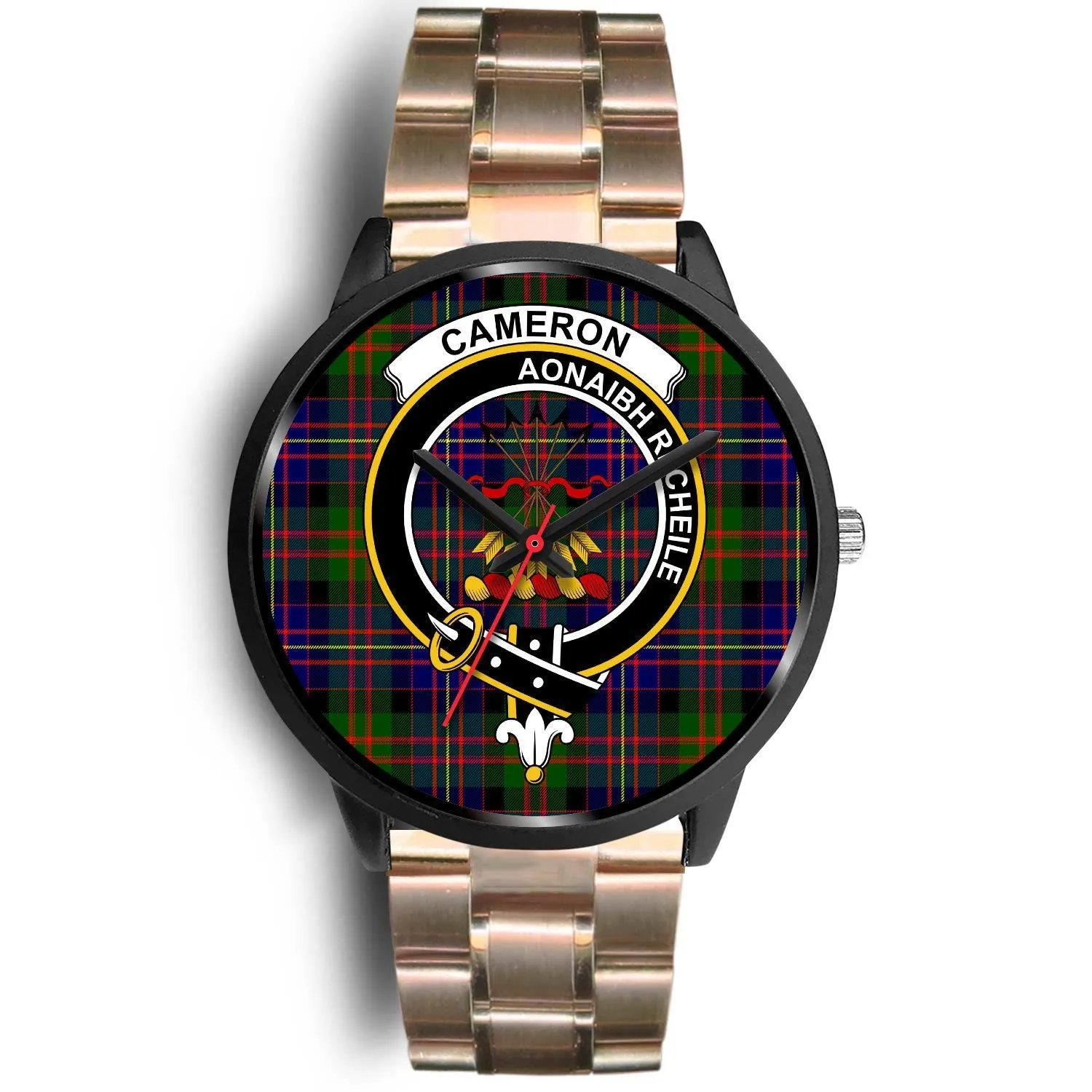 Cameron Clan Badge Tartan Black Watch
