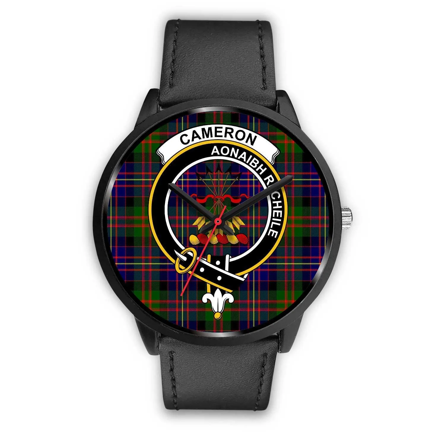 Cameron Clan Badge Tartan Black Watch