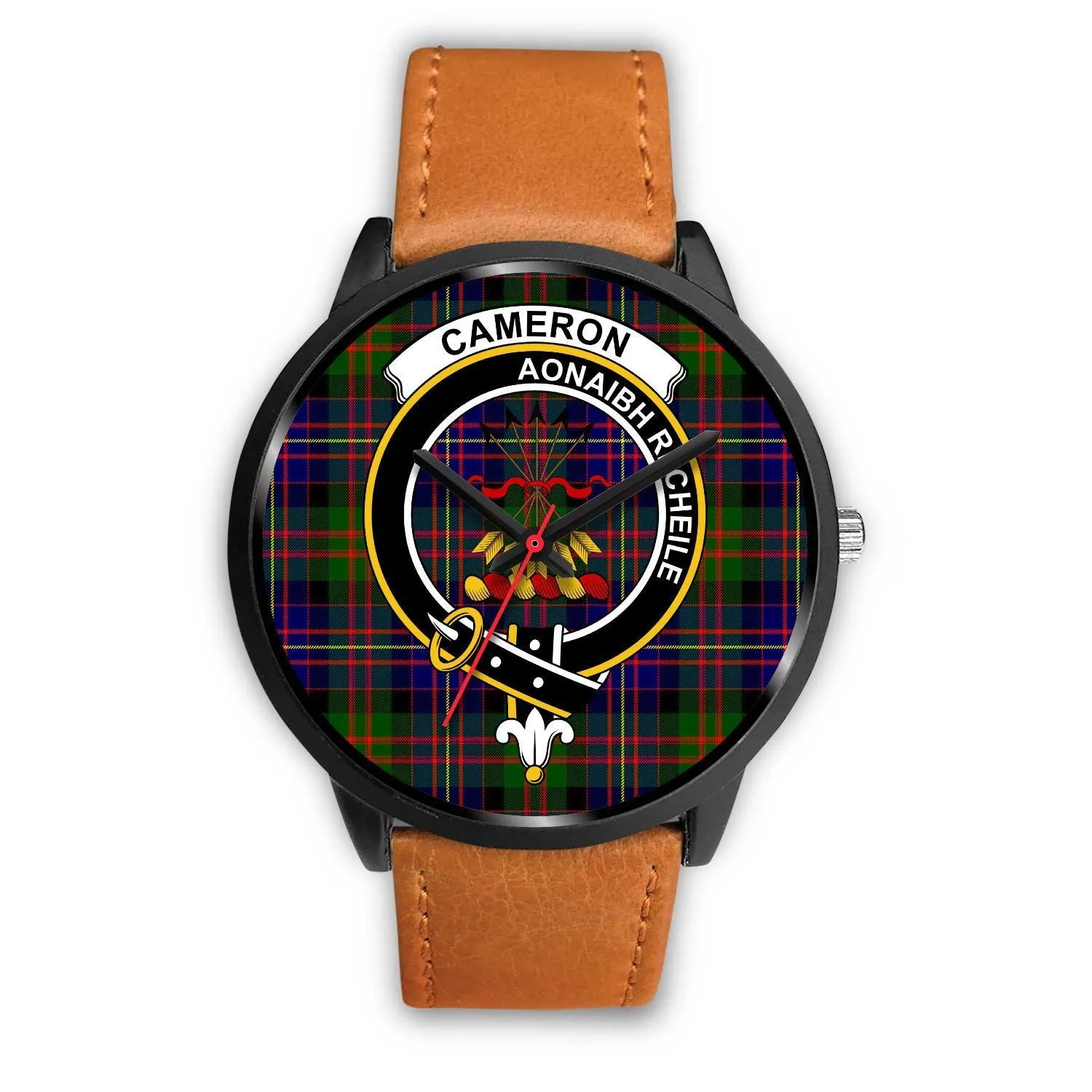 Cameron Clan Badge Tartan Black Watch