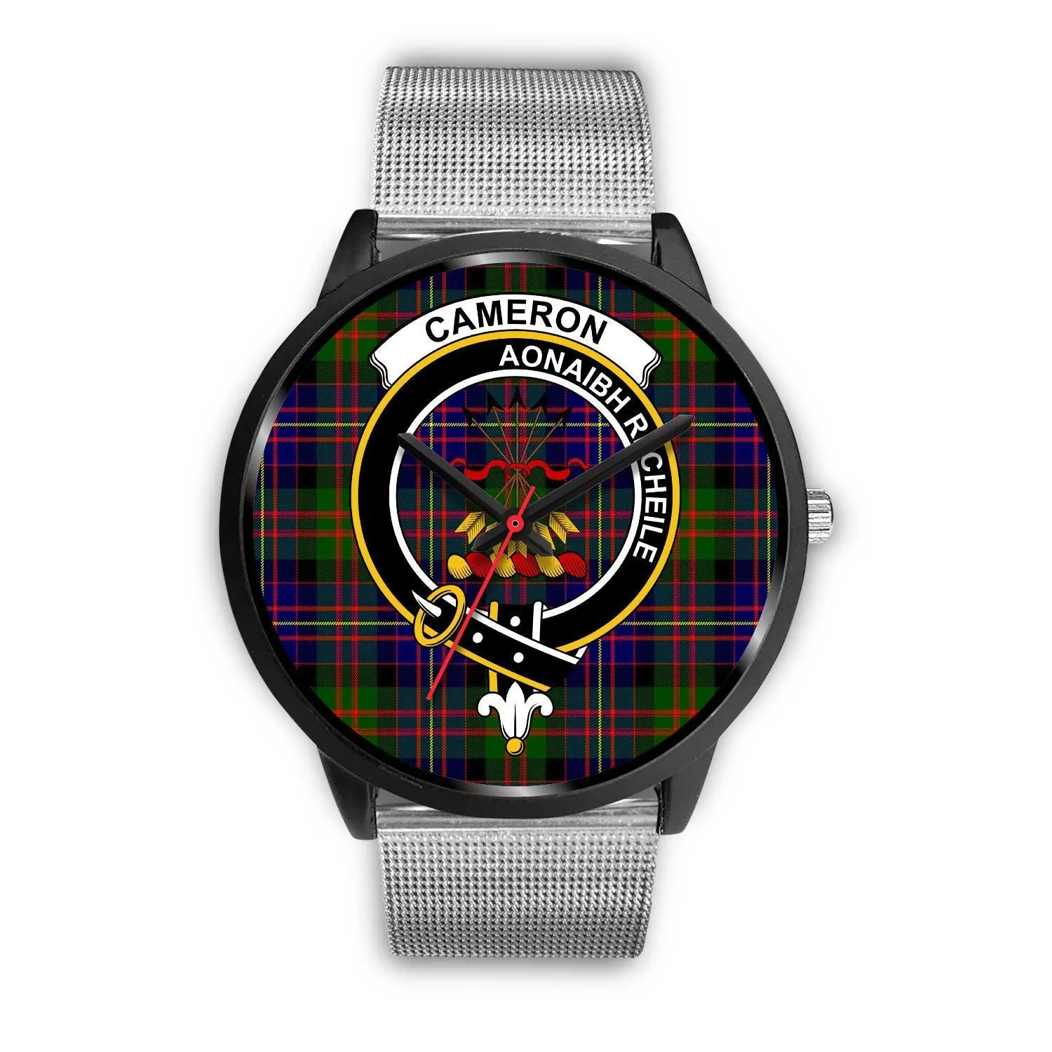 Cameron Clan Badge Tartan Black Watch