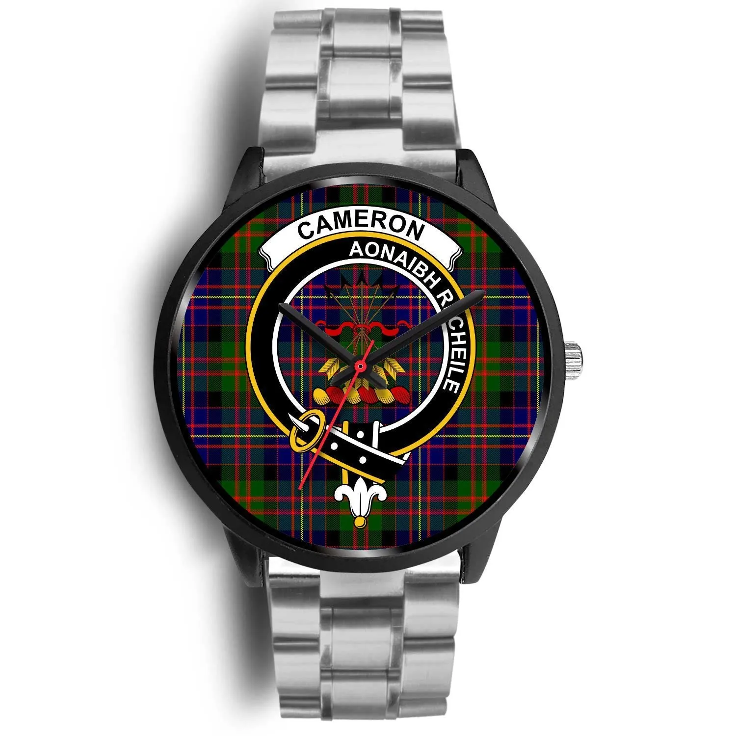 Cameron Clan Badge Tartan Black Watch