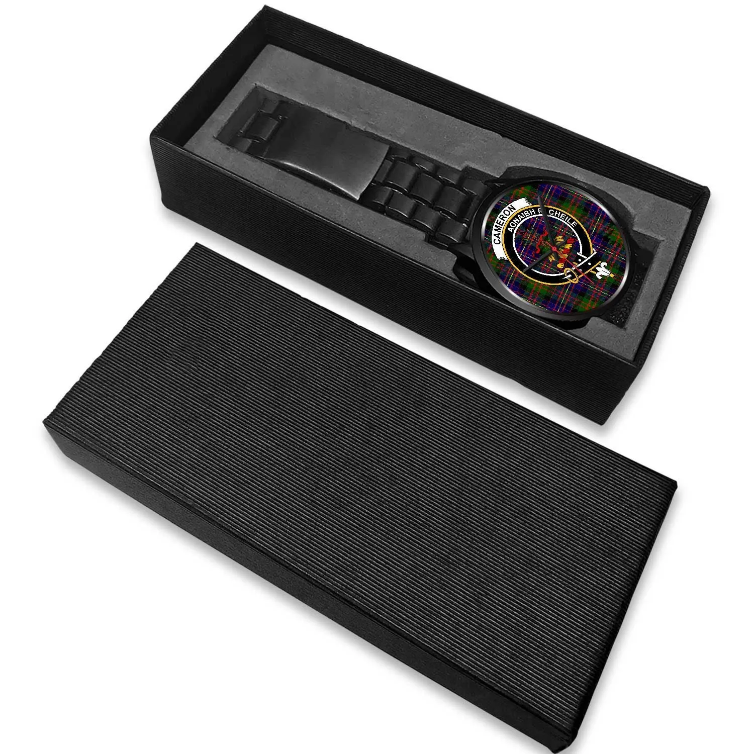 Cameron Clan Badge Tartan Black Watch